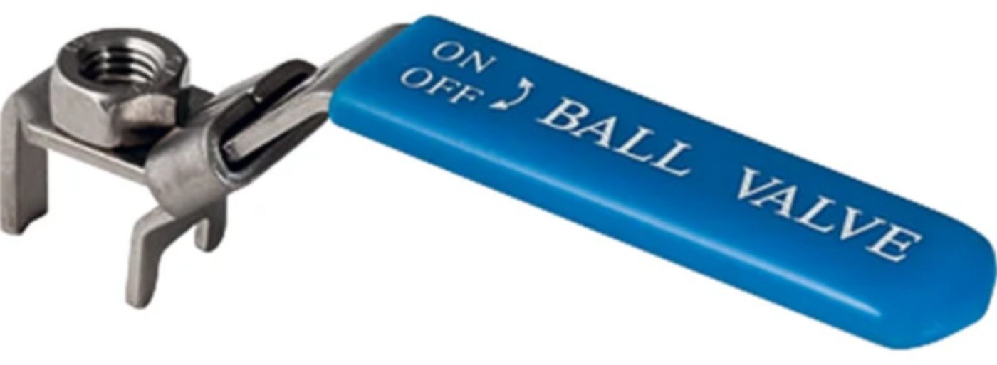 Betätigungshebel Set 42/54mm 90779 abschliessbar, zu Kugelhahn NPW geflanscht - Geberit Systemventile / Armaturen