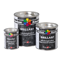KNUCHEL Kunstharz-Emaillack BRILLANT 750 ml, RAL9005, Schwarz - Farben / Rostschutz