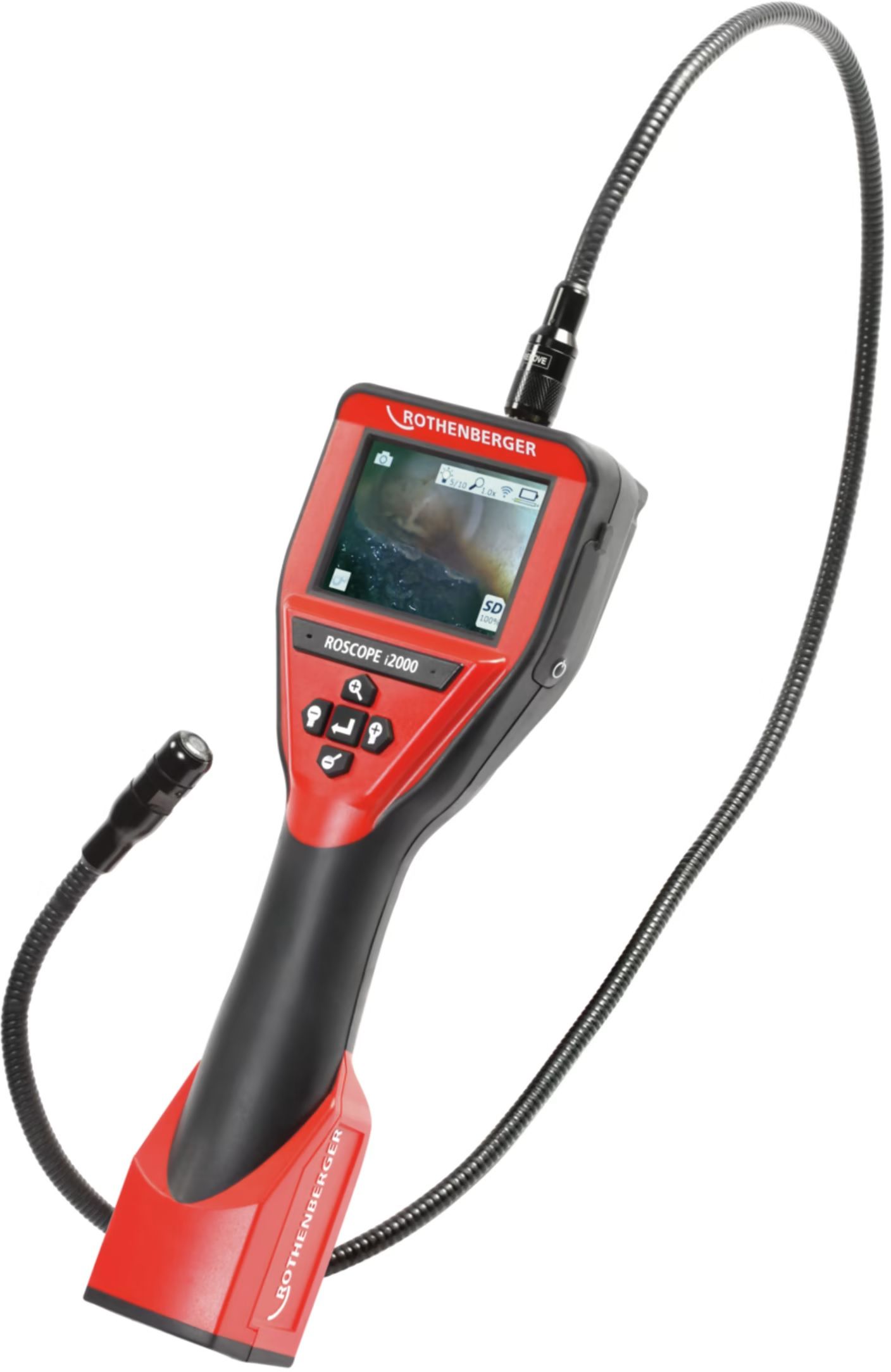 ROTHENBERGER ROSCOPE Akku-Inspektionskamera i2000 Modul TEC, inkl. 4 GB SD-Karte, im Koffer - Sanitärwerkzeuge
