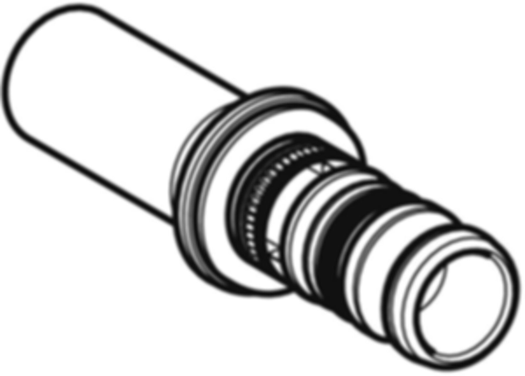 Übergang 26mm-22mm 603.510.00.5 auf Mapress Steckende, Edelstahl,NPW - Geberit-Mepla-Formstücke