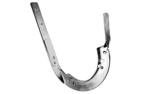 Rinnenhaken hochkant abgedreht mit Einlage