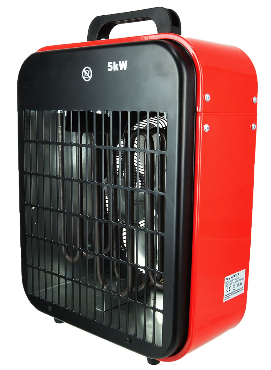 Elektroheizgerät 5 kW, Heizspirale 400V, 950m3/h, 410x240x290mm - Klima
