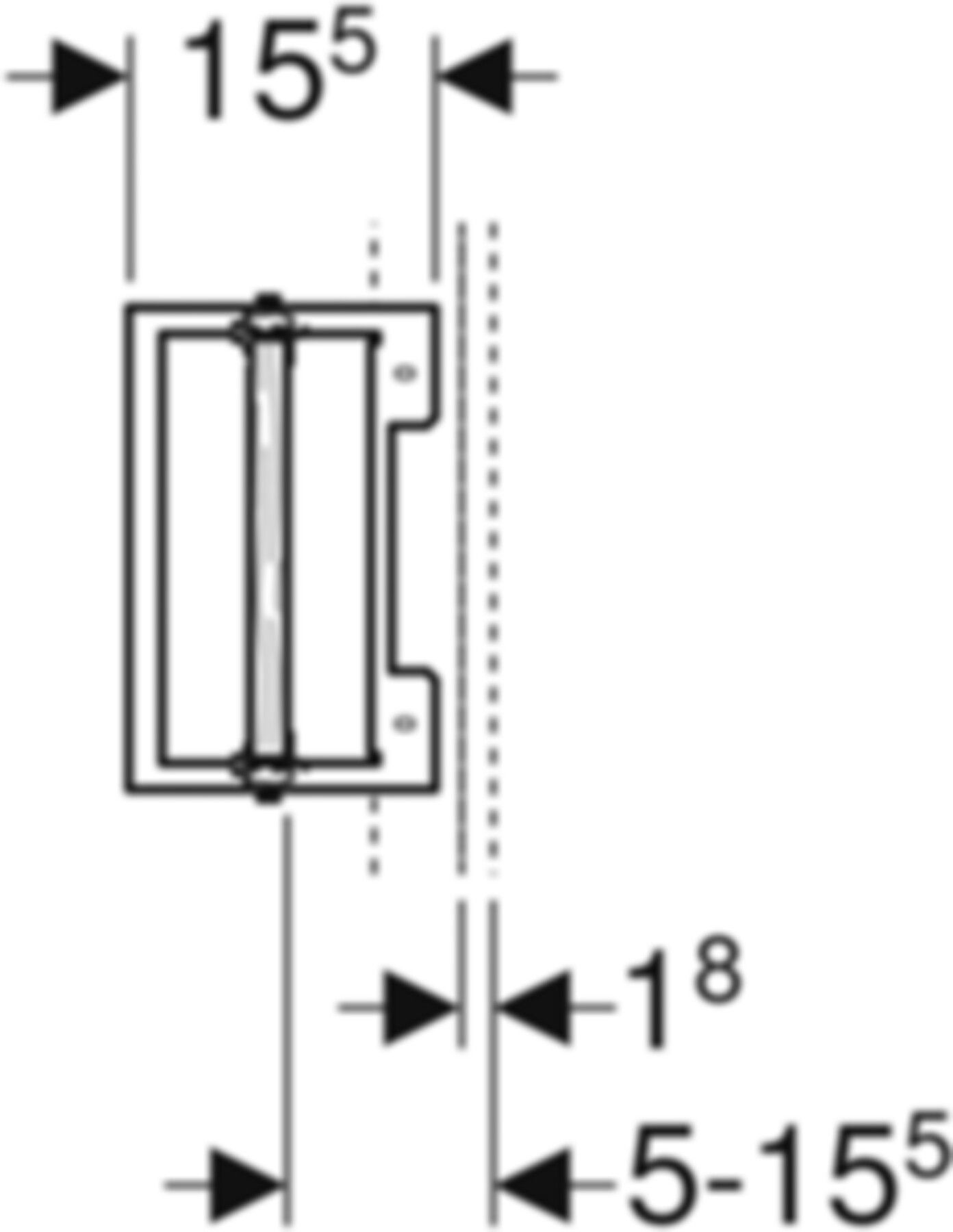 Unterputz Montageplatte universell 27.5 x 60 x 15.5cm, nicht brennbar 111.789.00.1 - Geberit-Duofix