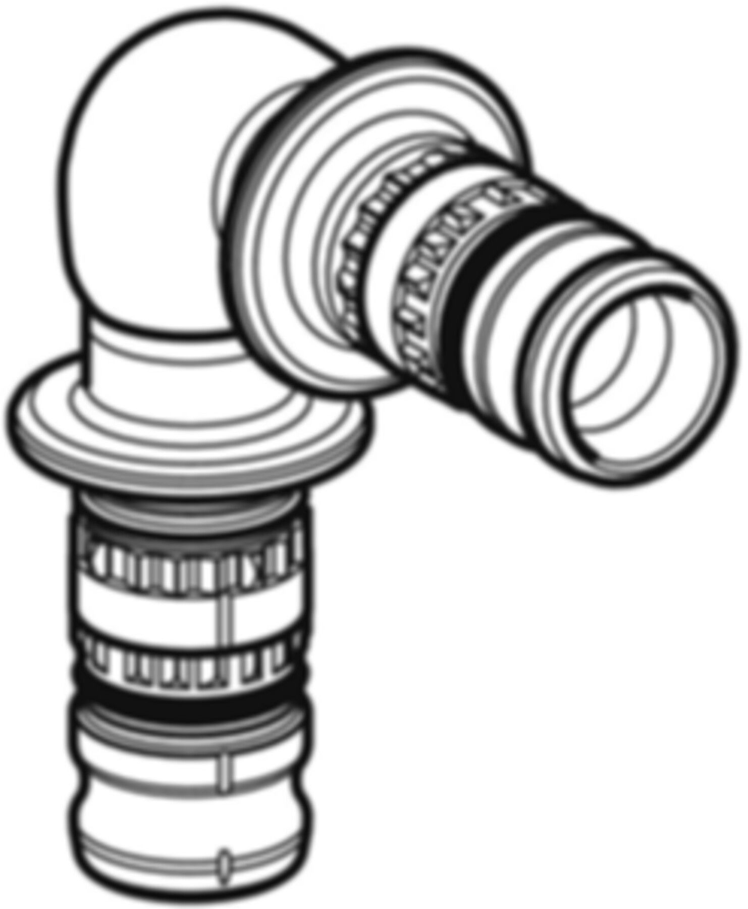 Winkel 90° 50mm 626.271.00.5 - Geberit-Mepla-Formstücke