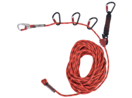 Temporäres Seilsicherungssystem PS-1013-15 ABS ASK 8 Ø14, 15m - ABS Absturzsicherung PSA + Werkzeuge