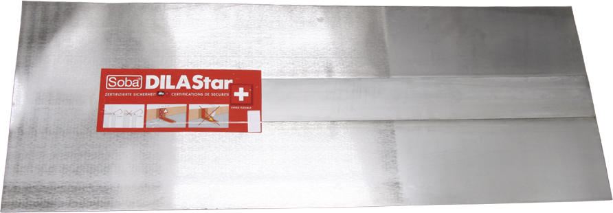 Dilastar 1Kopf verdeckt 1300 mm 493 "SOBA" CrNi-Stahl - Dilatationen