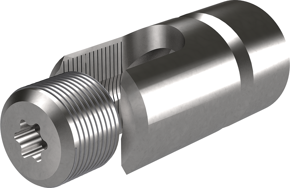 Leitungsh. m/IG M 6 vernickelt 6-8 AF 245.031.305 / AV 20 - AF Blitzschutzprogramm
