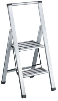 TECHNOCRAFT Alu-Klappleiter Slimstep 2 Stufen, 990x440x54mm, max 150kg - Garten