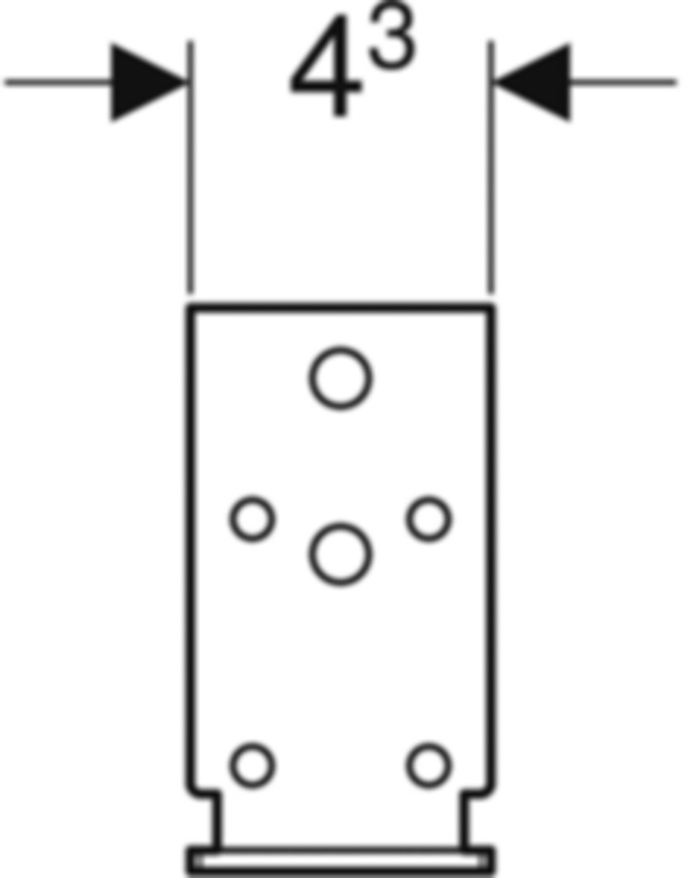 Systemwinkel 111.846.00.1 - Geberit-Duofix
