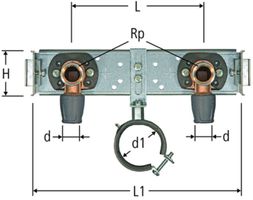 Waschtisch-Module NUSSBAUM Optiflex-Profix