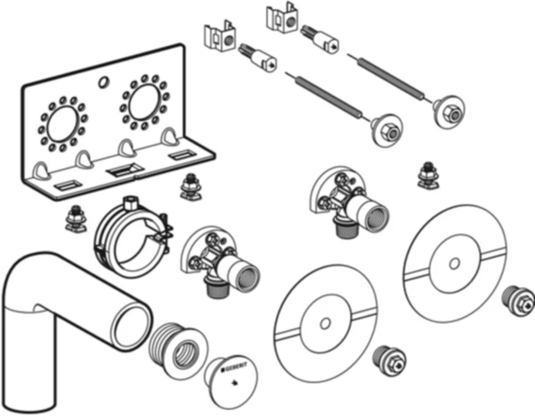Waschtisch-Sets GEBERIT GIS