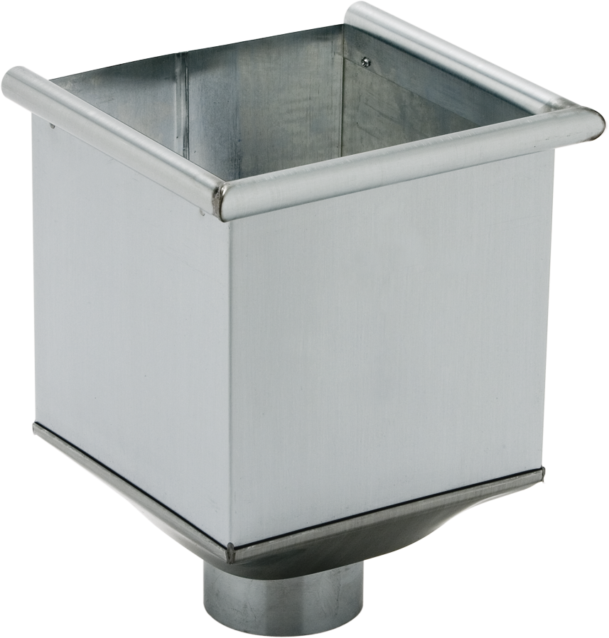 Rinnenkasten o/Stern 220/ 75 mm 150 Wulst 3-seitig - Zink Spenglereihalbfabrikate