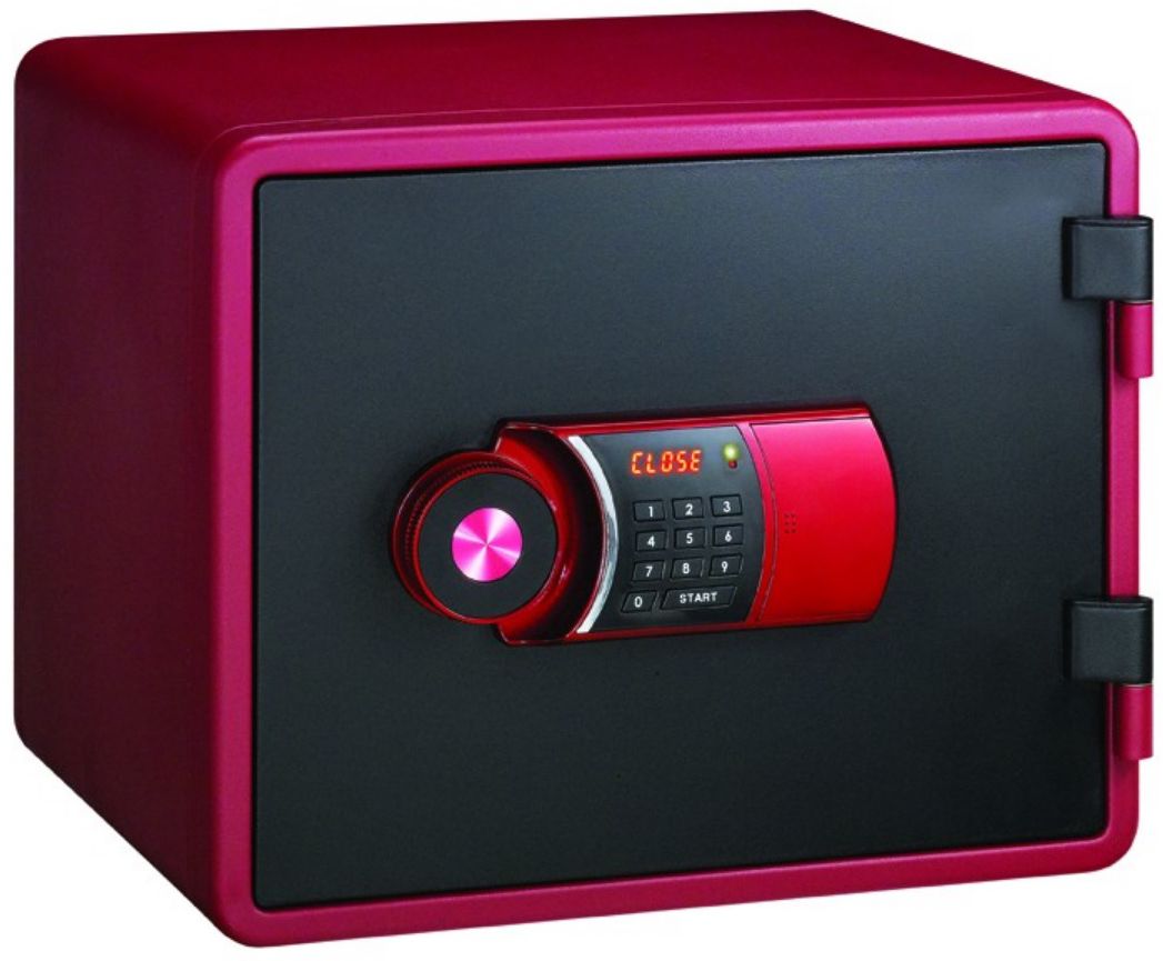 Feuerschutz-Tresor 60P VT-FS Magenta mit Elektronikschloss - Möbeltresore