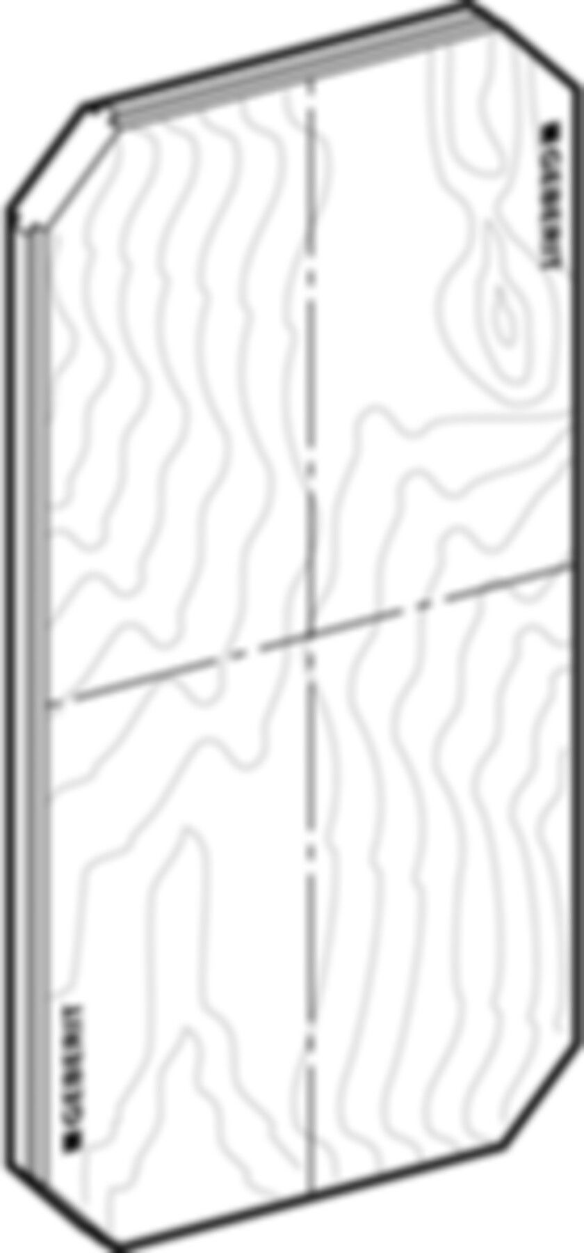 Montageplatte 31 x 58 x 3cm 461.035.00.1 - Geberit-GIS