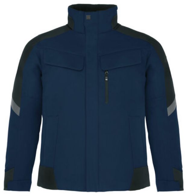 FHB LARS Arbeitsjacke marine-schwarz Gr. 4XL - Textilien