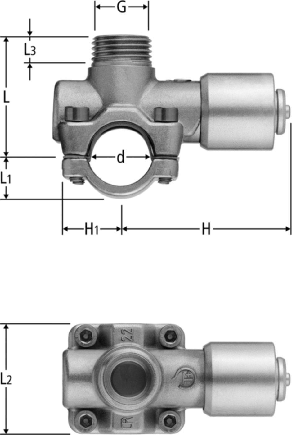 Flamco T-Plus 42 x 3/4" 90542 - Flamco-T-Plus