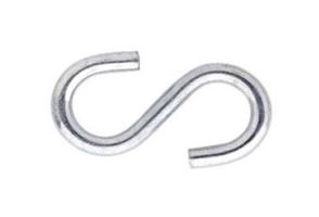 S-Haken, galv. verzinkt Ø 3mm, Innenlänge= 19mm - Ketten und Zubehör