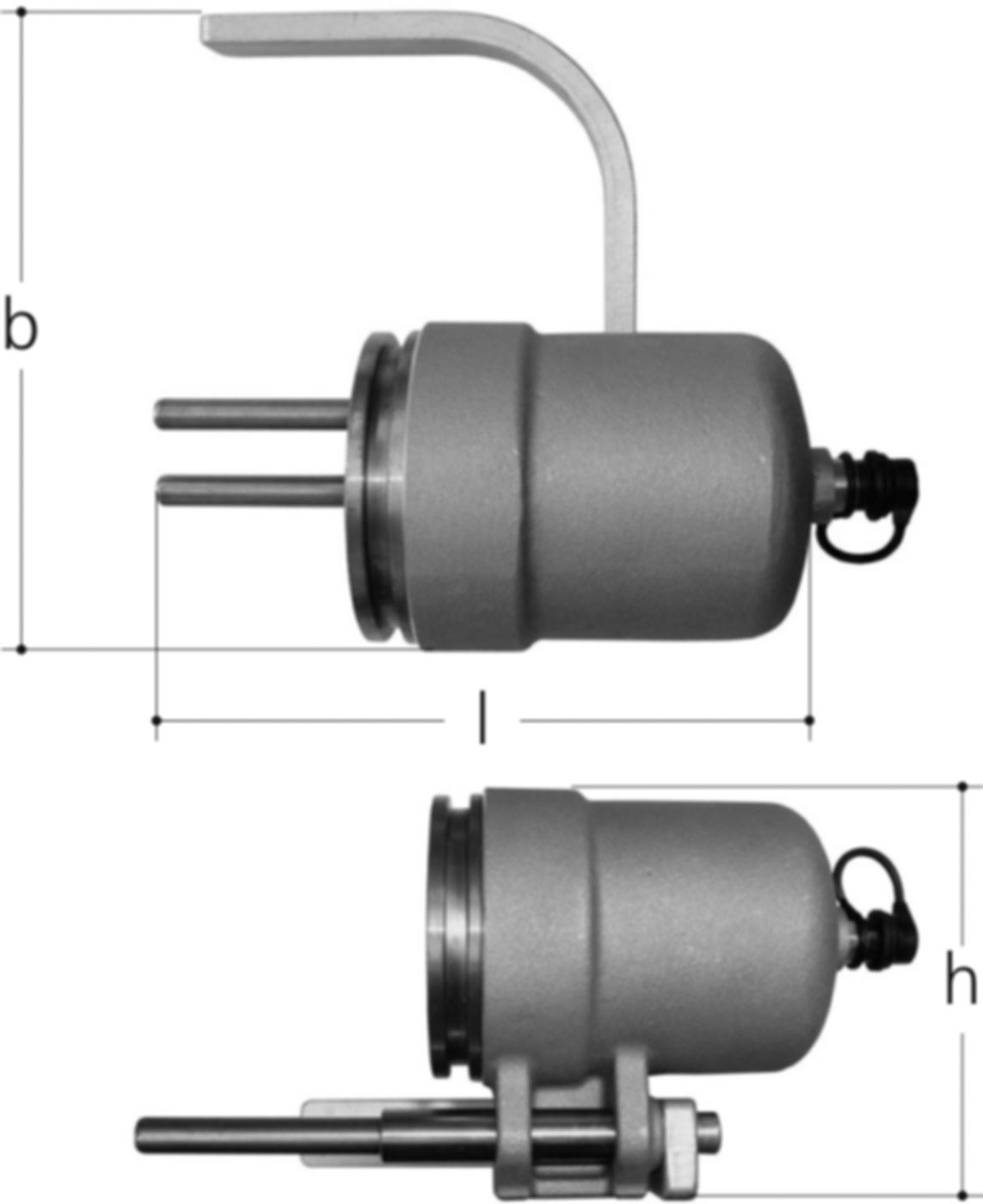 Arbeitszylinder +GF+ JRG Sanipex MT