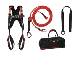 Dachdeckerset 5m Führungsseil PS-DD-SET-5-T ABS Roofer Kit - ABS Absturzsicherung PSA + Werkzeuge