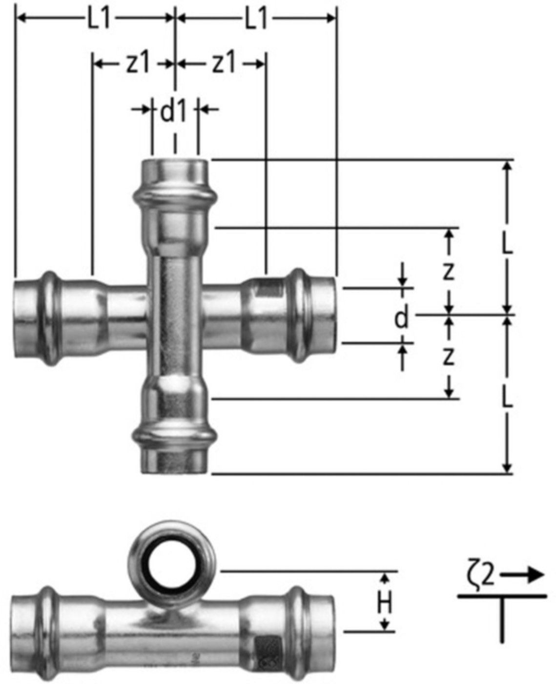 Kreuzstücke NUSSBAUM Optipress-Therm