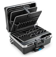 B&W Werkzeugkoffer schwarz 533 x 440 x 280 mm, ORCA 115.05/P-G - Werkzeugkoffer,Sortimentskoffer,Behälter