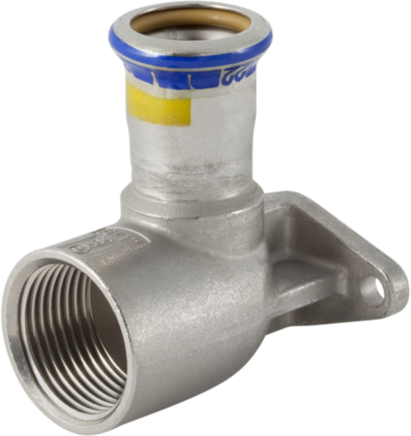 Anschlusswinkel 90° m/IG 28 x 3/4" 91098 für Einrohr-/Zweirohrgaszähler - Mapress-Gas-Formstücke