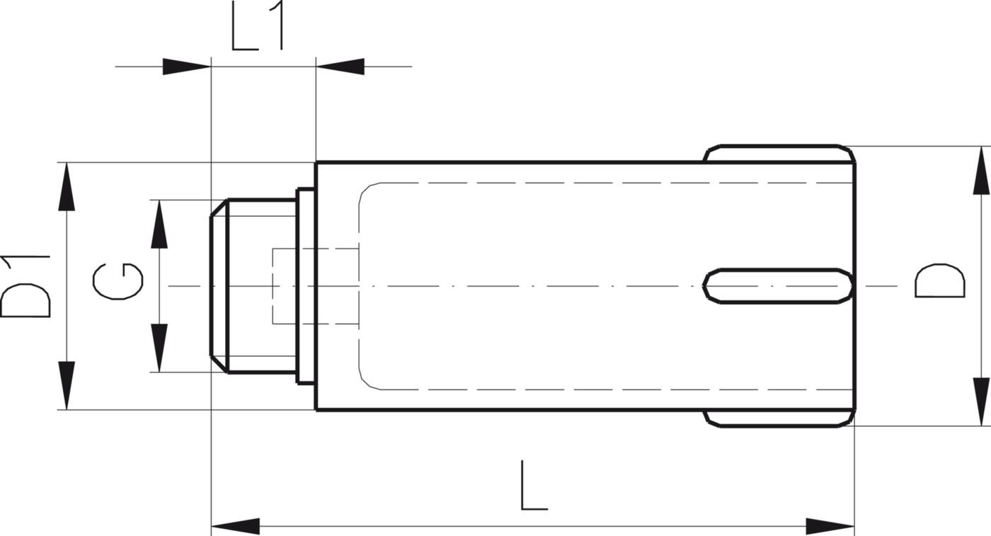 Abpresszapfen 1/2" 799 150 003 - GF Hart PVC-U Formstücke