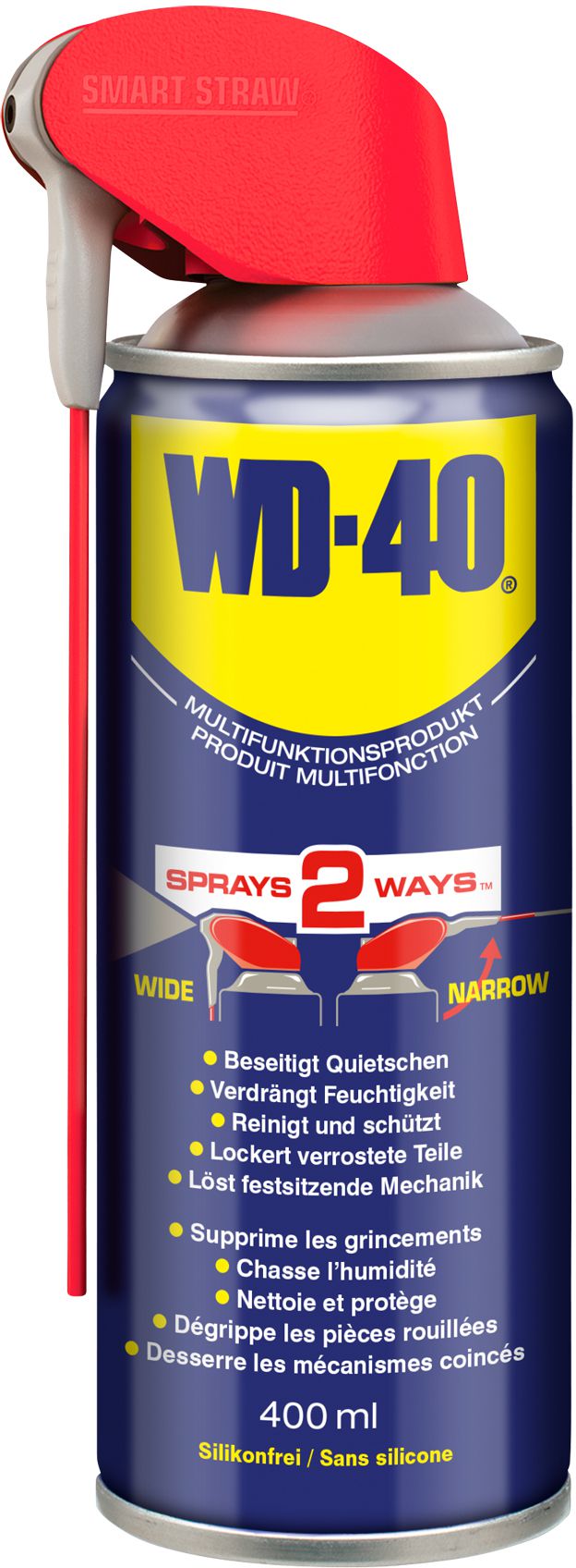 WD-40 Schmiermittel-Spray "Smart Straw" Spraydose à 400ml - Schmieren