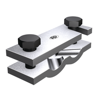 Betoneisenklemme 2-tlg. blank 6-22/30x3 AF 281.095.000 / FE 43 - AF Blitzschutz-Erdungszubehör