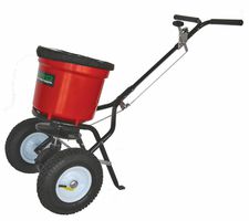 Streuwagen "Profi", robuste Ausführung 25L, Streuweite ca. 4m, Rot/Schwarz - Bauwerkzeuge