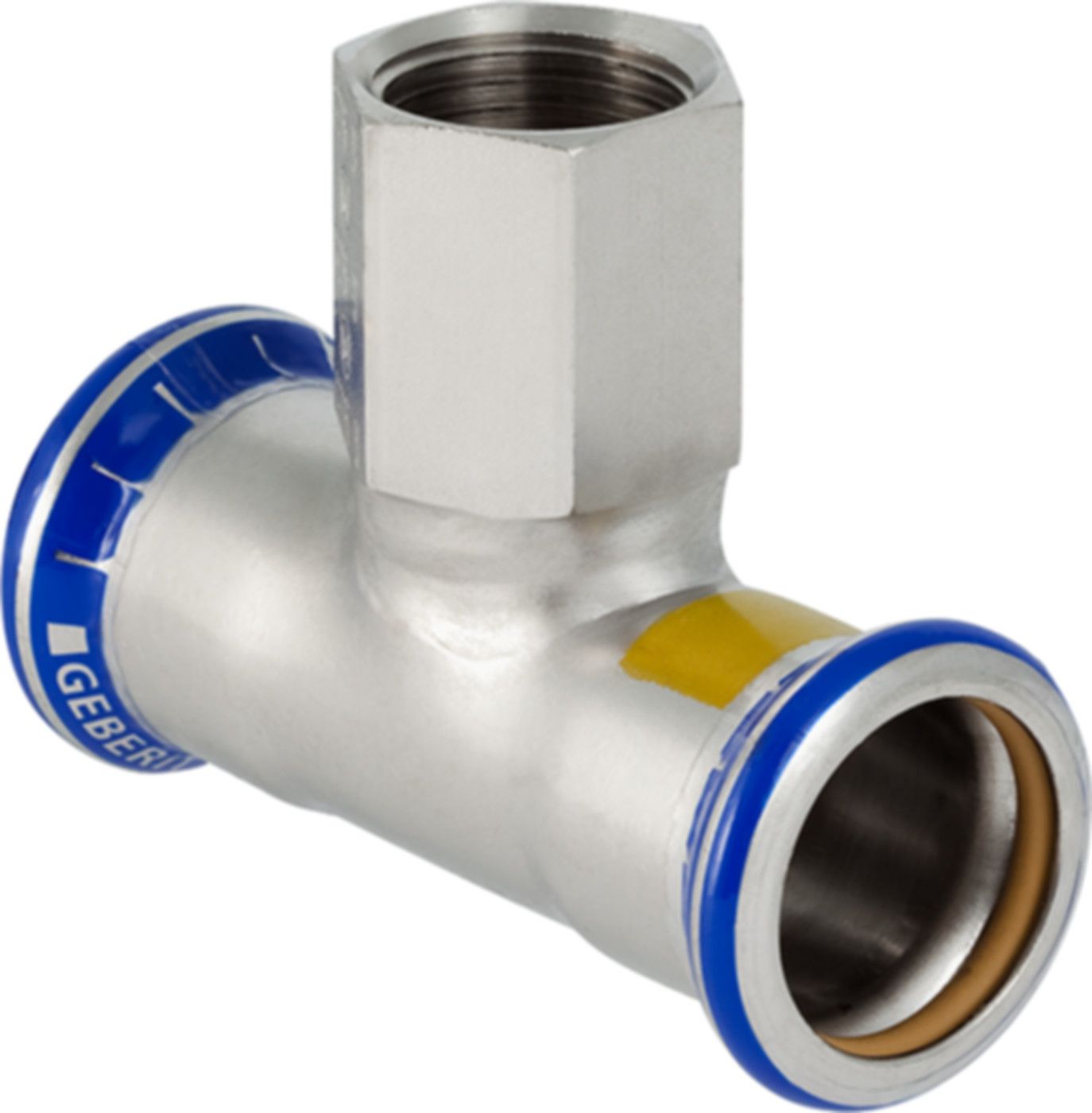 T-Stück m/IG 15mm-1/2"-15mm 34052 - Mapress-Gas-Formstücke