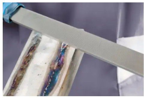 PFERD Werkstatt Feilen-Sortiment, in Rolltasche 542 WR, L= 250mm, Hieb 2 (Halbschlicht) - Feilen, Bürsten