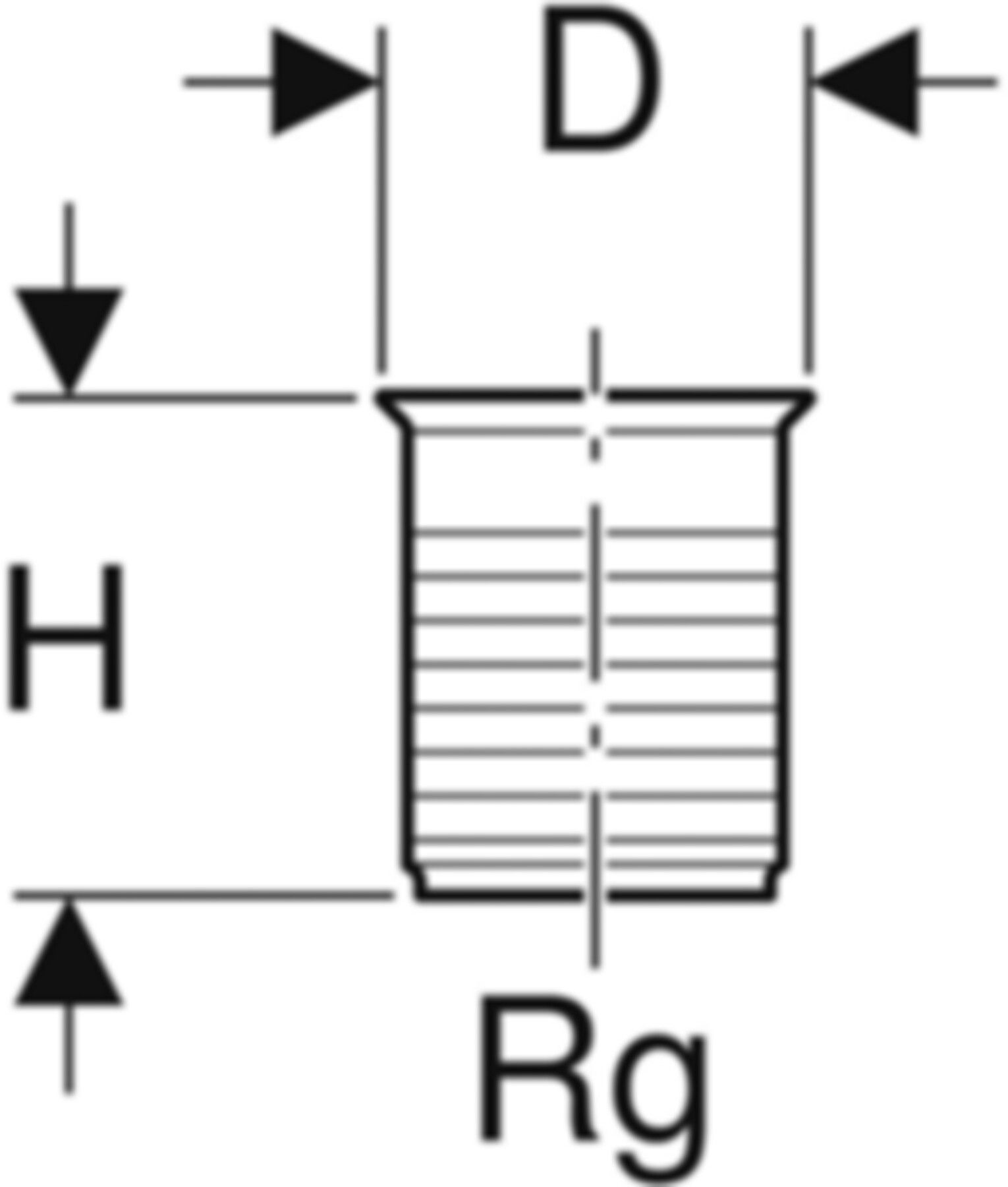 Ablaufventil mit Rundgewinde d 60mm - 1/8" 352.329.08.1 - Geberit-Sifon + Apparateanschlüsse