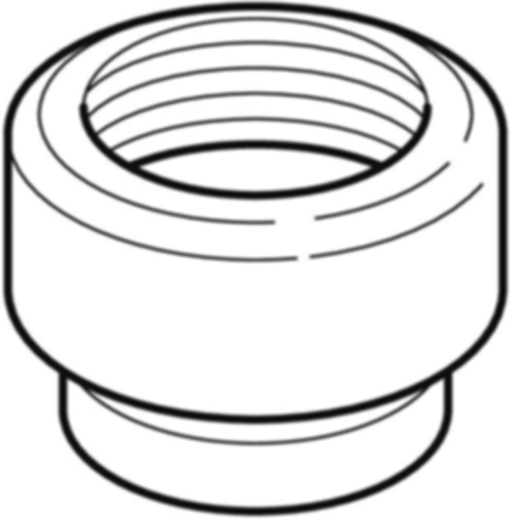 Anschweissende mit Innengewinde d 40mm - 1/2" 360.719.16.1 - Geberit-PE-Formstücke
