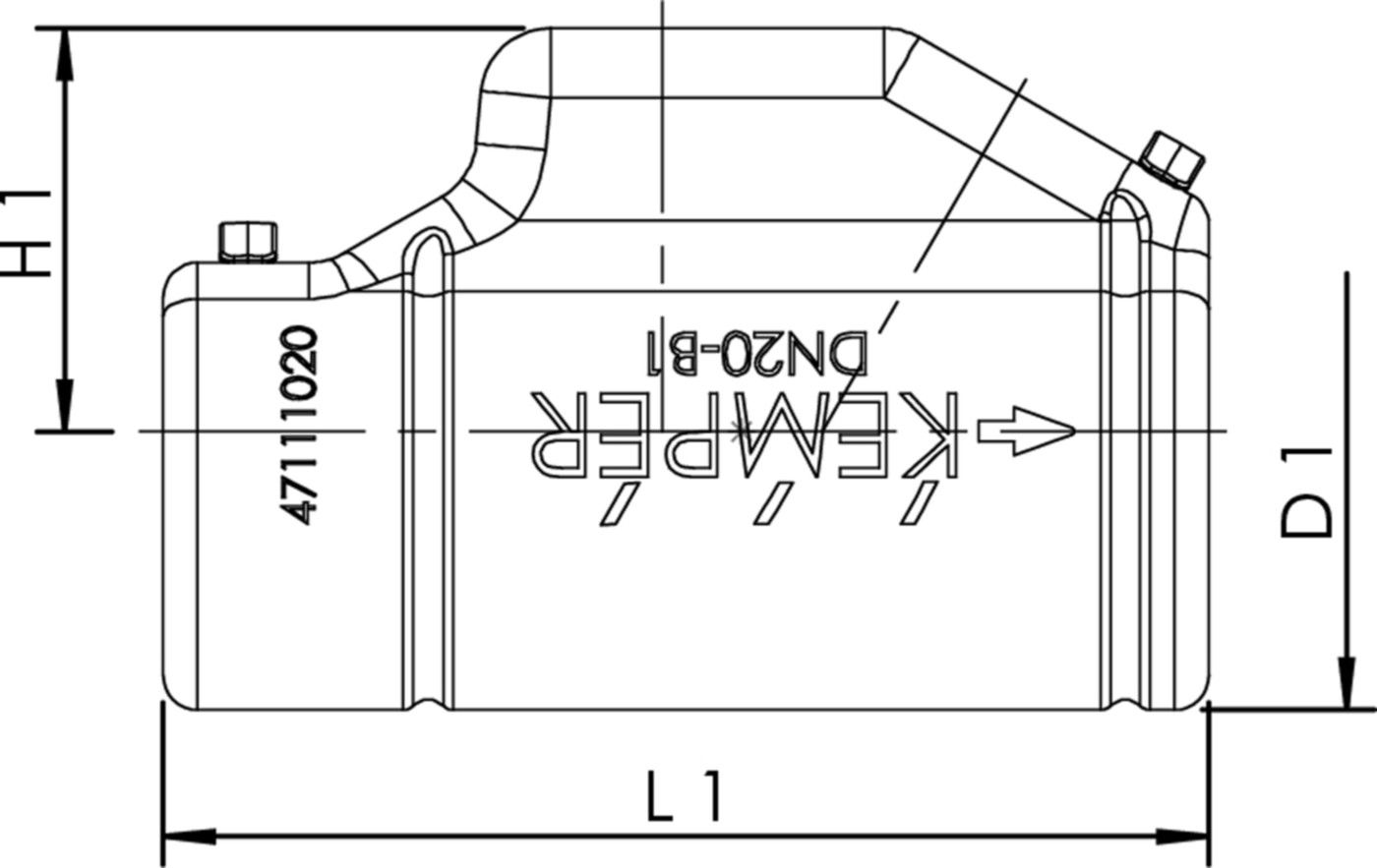 Dämmschale aus PE Material DN15 471 11 für Multi Therm - Kemper Armaturen